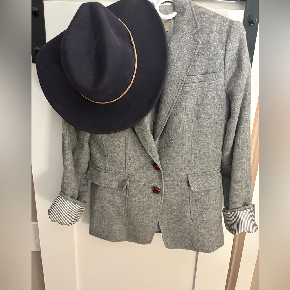 Banana Republic Light Gray Blazer
